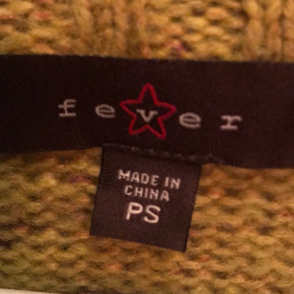 Green Acrylic Sweater - Picture 3 of 3